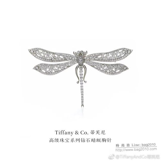 Tiffany飾品 蒂芙尼女士專櫃爆款高級珠寶系列鑽石蜻蜓胸針 Tiffany蜻蜓胸花  zgt1675